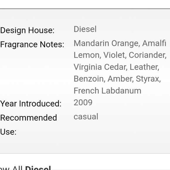 Diesel Only The Brave All Over Body Spray - Picture 7 of 7